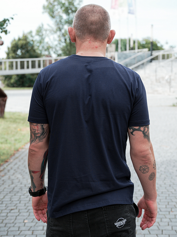 Koszulka "MMA Bear" - Granatowa SM_1327 Środowisko Miejskie