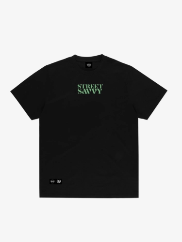 T-Shirt "Street Savvy" - Black SM_1408 Środowisko Miejskie T-SHIRTS