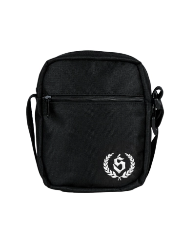 Saszetka "Laur" - Czarna / Biała SM_1420 Środowisko Miejskie