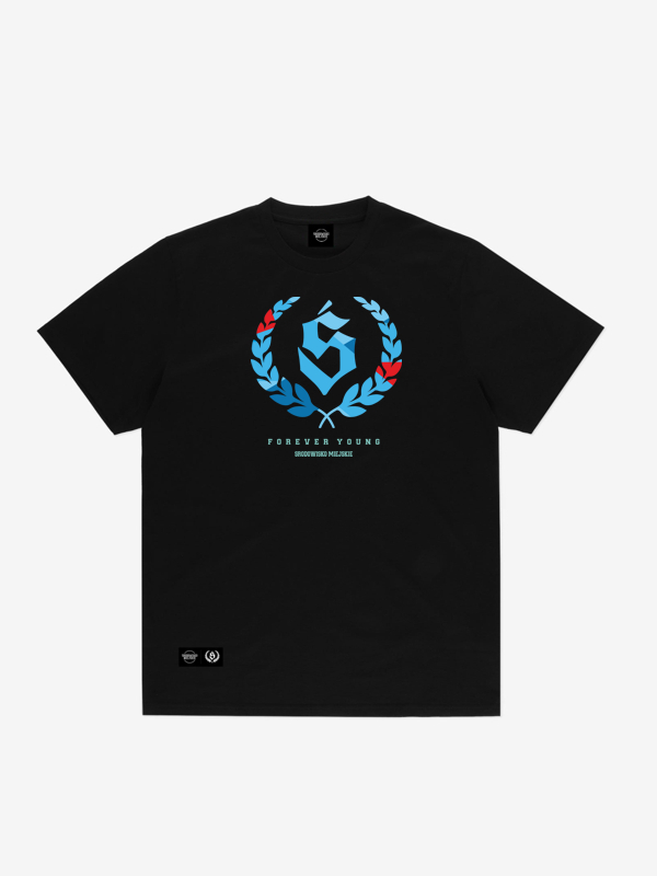 T-Shirt "Forever young" - Black / Blue SM_1433 Środowisko Miejskie T-SHIRTS