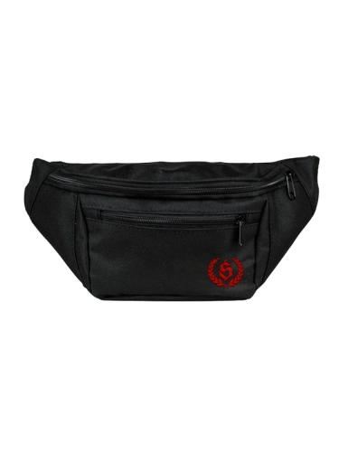 Bum bag "Laur" - Black / Red SM_1442 Środowisko Miejskie Bum bag