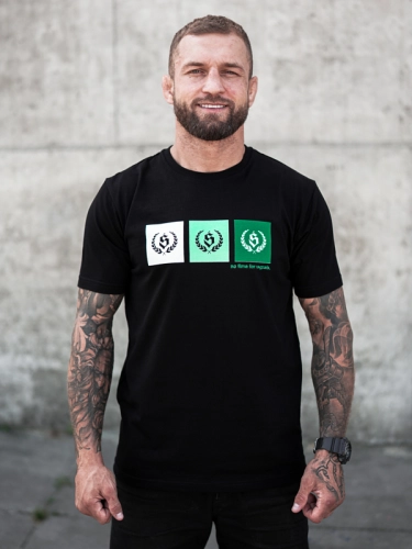 T-Shirt "Laurels" - Black SM_1402 Środowisko Miejskie T-SHIRTS