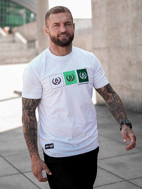 T-Shirt "Laurels" - White SM_1401 Środowisko Miejskie T-SHIRTS