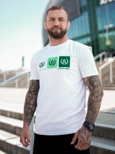 T-Shirt "Laurels" - White SM_1401 Środowisko Miejskie T-SHIRTS