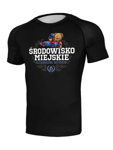 Rashguard "Kickboxing Bear" - Czarny SM_1450 Środowisko Miejskie 2