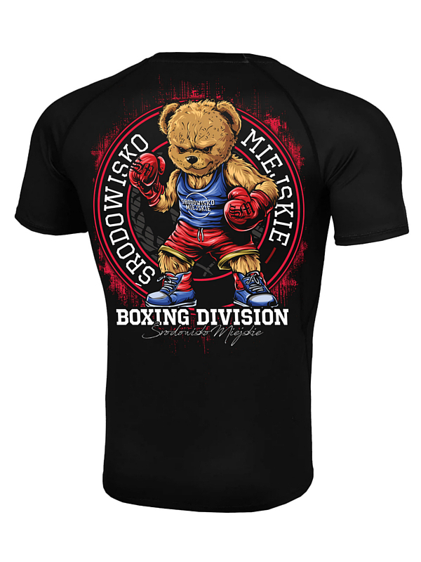 Rashguard "Boxing Bear" - Czarny SM_1451 Środowisko Miejskie