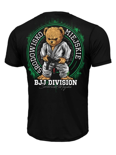 T-shirt Sport Mesh "BJJ Bear" - Black SM_1453 Środowisko Miejskie T-SHIRTS