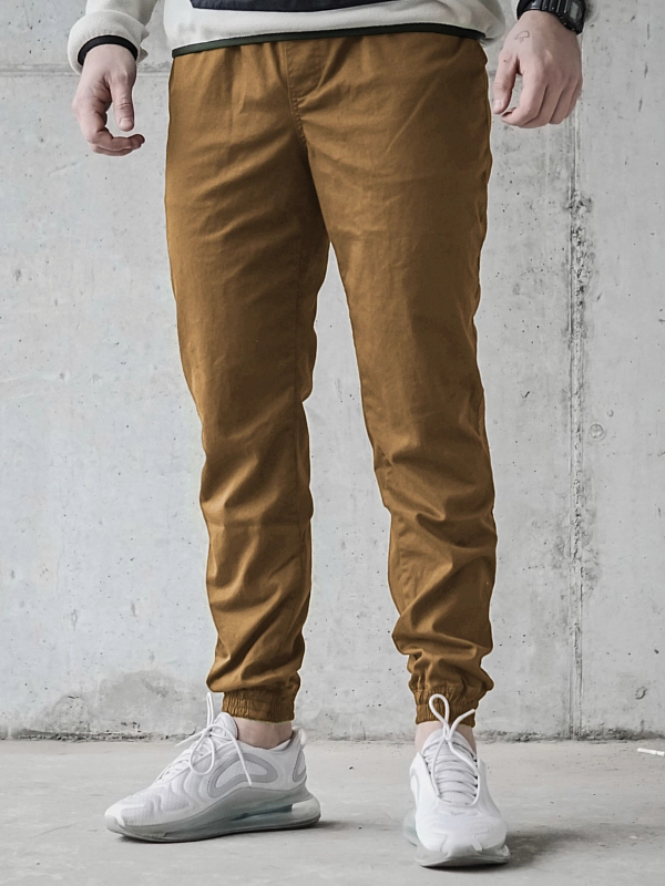 Pants Jogger "Laur Icon" Caramel / White for 199.00 PLN