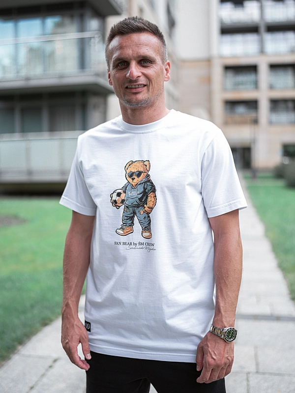 "Fan Bear" T-shirt - White for 119.00 PLN