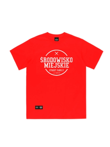 T-shirt "Theme" - Red / White for 119,00 zł
