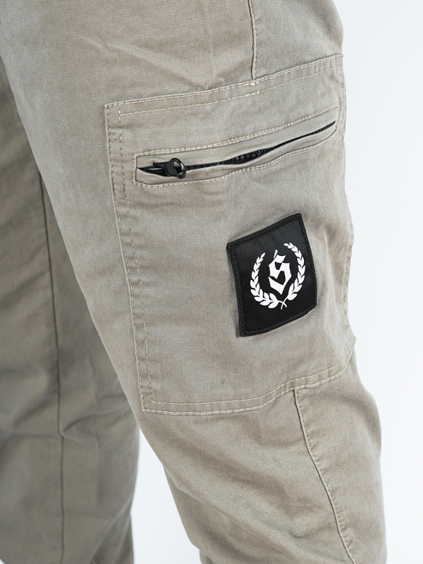 Jogger Cargo Pants "Laur" Beige / White for 199,00 zł