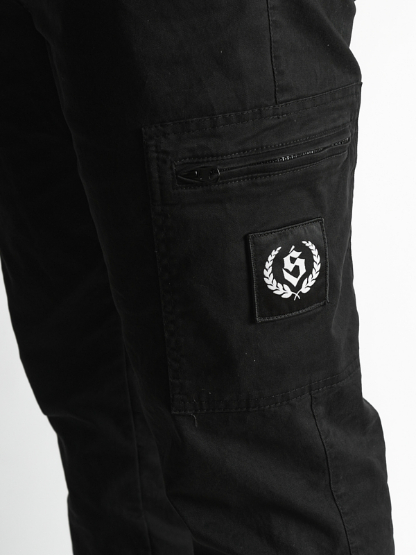 Pants Jogger Cargo "Laur" Black / White for 199.00 PLN