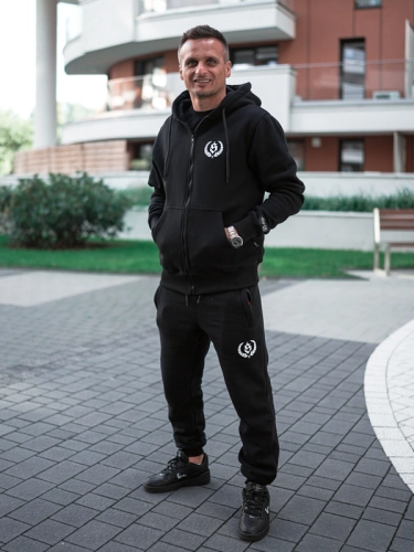 Zip-up hoodie "Laur" - Black for 249.00 PLN