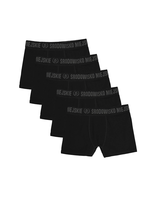 Boxers "Classic" - Black / Gray 5-pack for 179,00 PLN