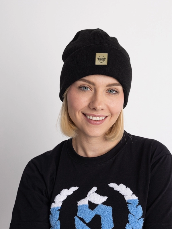 Winter hat "CLS Gold" beanie - black for 59.00 PLN