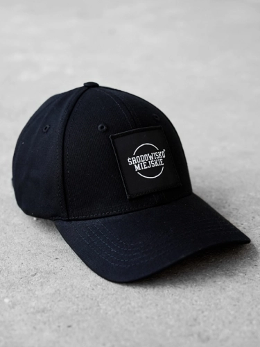 Cap "Classic" - 6-panels - Black / White SM_1199 Środowisko Miejskie CAPS 1