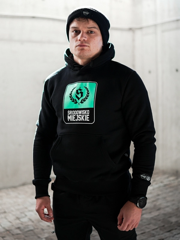 "Laur Mint" hoodie - Black for 249.00 PLN