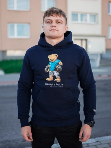 Bluza z kapturem "MMA Bear" - Granatowa za 229,00 zł