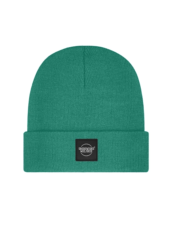 Winter hat "CLS mini" beanie - bottle green for 79,00 PLN