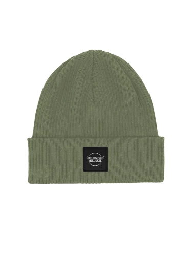 Winter hat "CLS mini" beanie with weave - khaki for 79,00 PLN 1