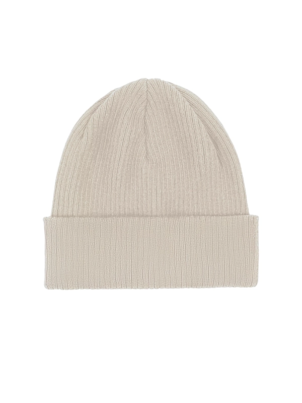 Winter hat "CLS mini" beanie with weave - beige for 79,00 PLN