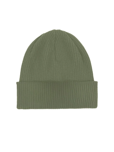 Winter hat "CLS mini" beanie with weave - khaki for 79,00 PLN 2