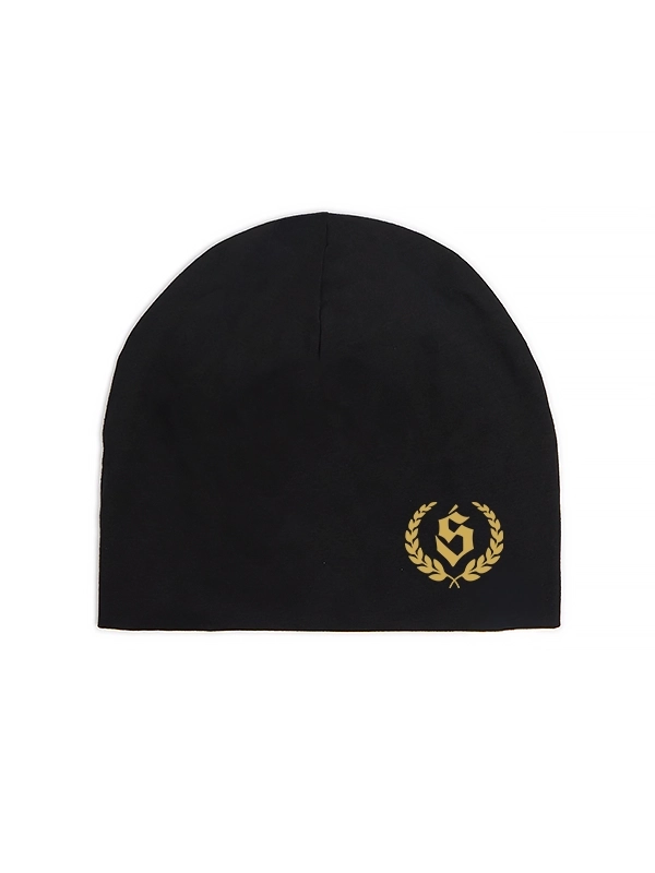 Winter hat "Laur" - black / gold for 59 PLN