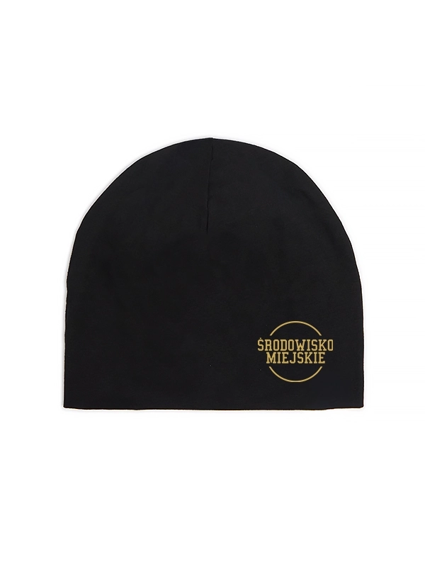 Winter hat "Classic" - black / gold for 59 PLN