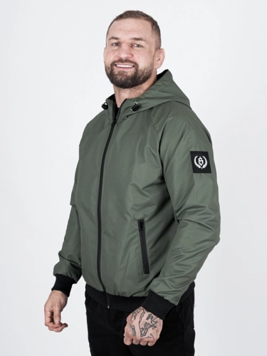 Kurtka wiatrówka z kapturem "Laur" - khaki za 339,00 zł