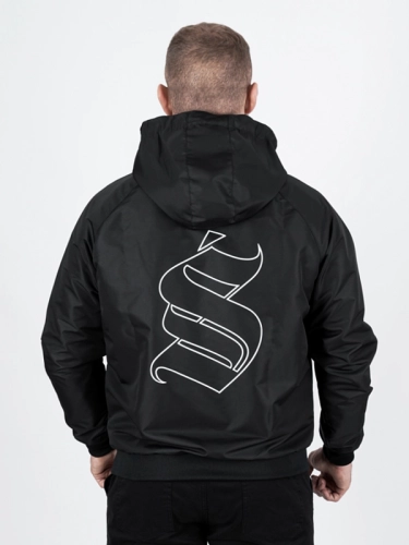 Kurtka wiatrówka z kapturem "Icon" - czarna za 339,00 zł 2