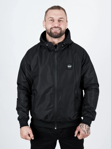 Windbreaker jacket with hood "CLS mini" - black for 339 PLN