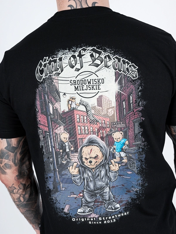 T-shirt "City of Bears" - black for 119,00 PLN