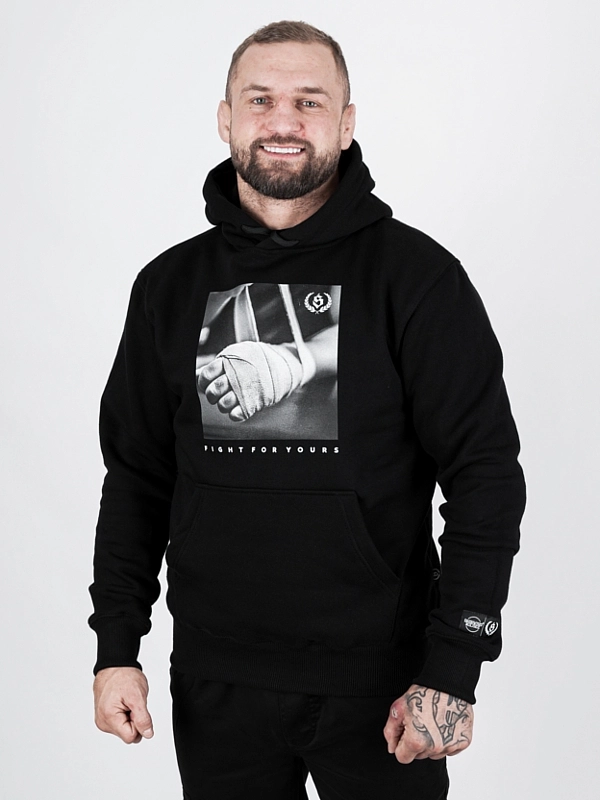 Hoodie "Fight for yours" - black for 249,00 PLN