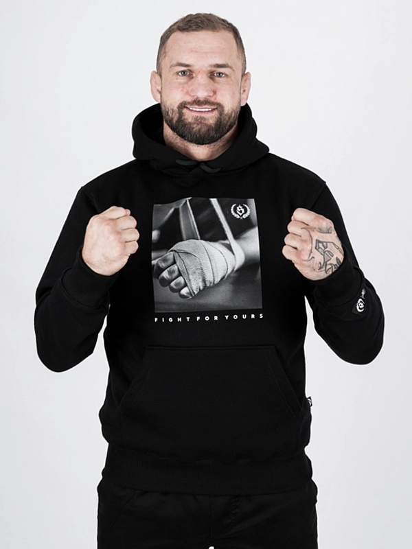 Hoodie "Fight for yours" - black for 249,00 PLN