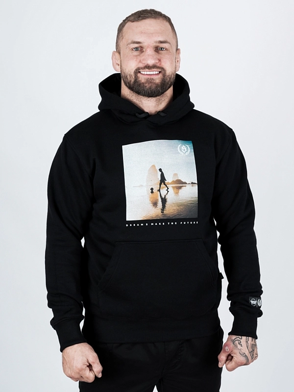 Hoodie "Dreams make the future" - black for 249,00 PLN