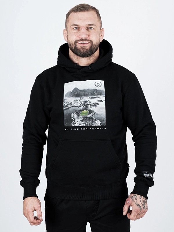 Hoodie "No time for regrets" - black for 249,00 PLN