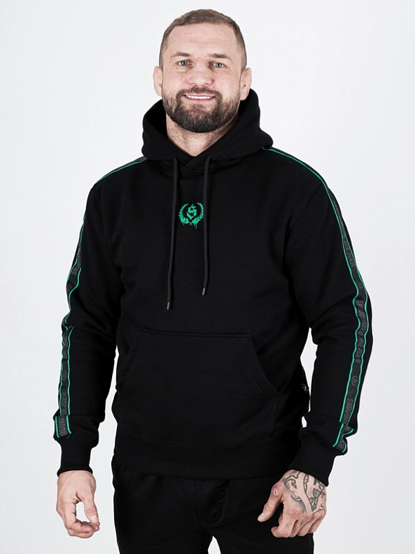 Hoodie "Laur mint lampas" - black for 239,00 PLN