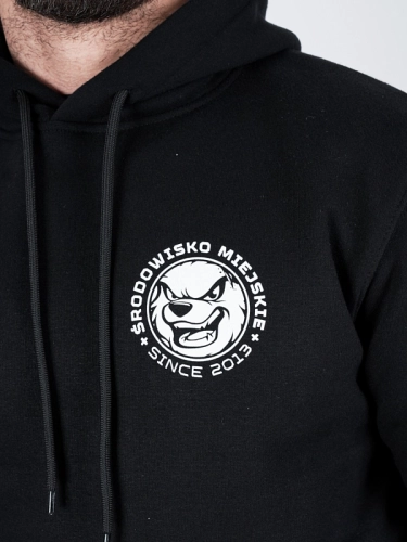 Hoodie "Mordka" - black / white for 239,00 PLN