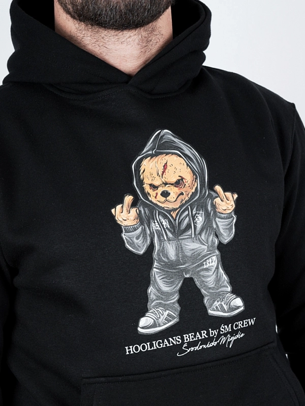 Hoodie "Hooligans Bear" - black for 249,00 PLN
