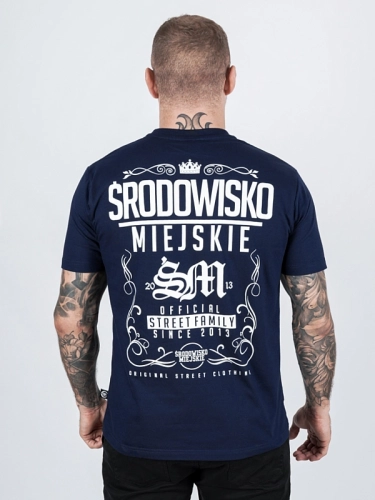 T-shirt "Theme" - Navy / White for 119,00 zł