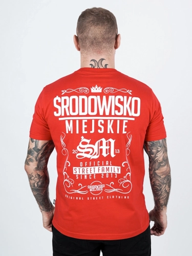 Koszulka "Theme" Czerwona / Biała za 119,00 zł