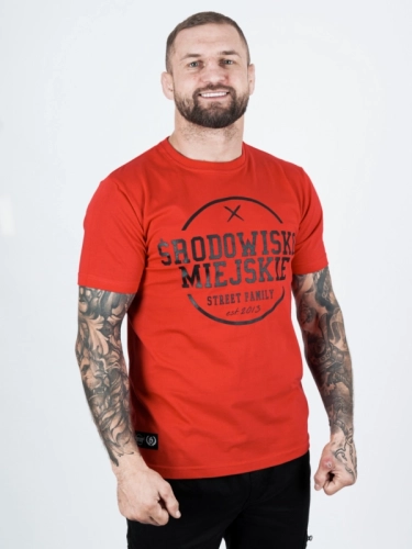 T-shirt "Theme" - Red / Black for 119,00 zł 2