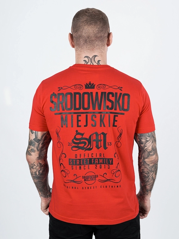 T-shirt "Theme" - Red / Black for 119,00 zł