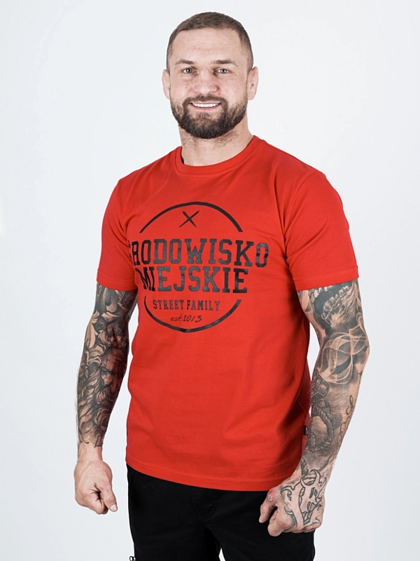 Koszulka "Theme" Czerwona / Czarna za 119,00 zł