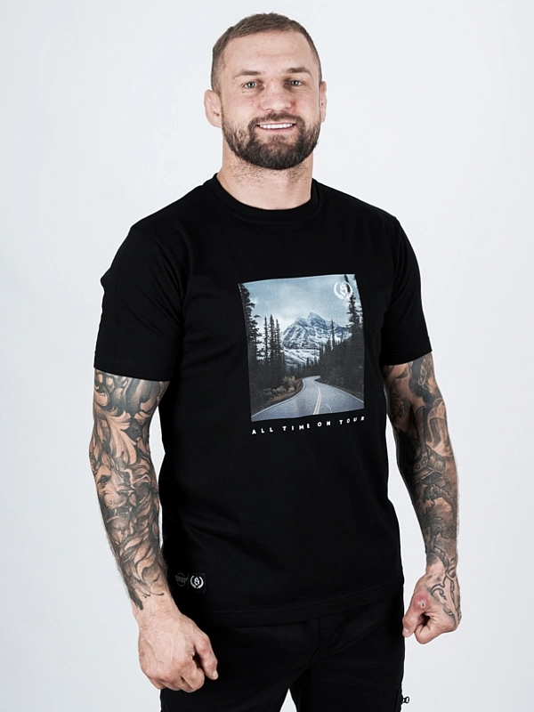 T-shirt "All time on tour" - black for 119,00 PLN