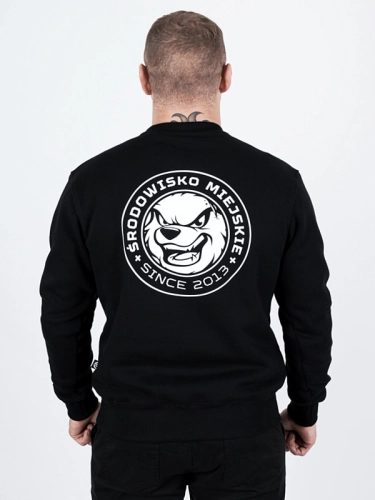 Bluza bez kaptura "Mordka" - czarna / biała za 249,00 zł 2