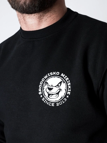 Crewneck "Mordka" - black / white for 239,00 PLN