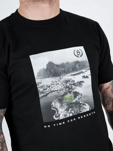 T-shirt "No time for regrets" - black for 119,00 PLN 2