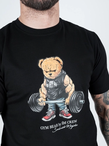 Koszulka "Gym Bear" - Czarna za 119,00 zł