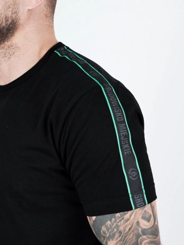 T-shirt "Laur mint lampas" - black for 119,00 PLN